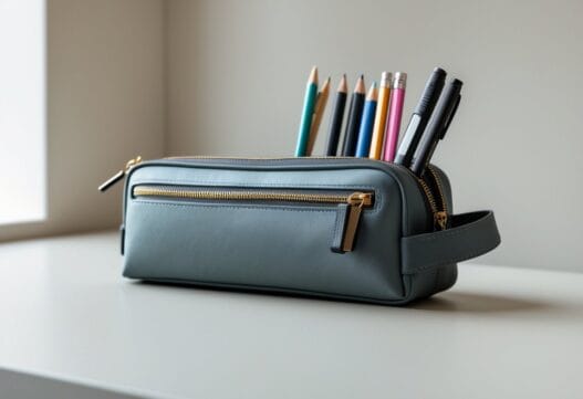 Professionelt billede af penalhus med fokus på detaljer og uden tekst, passende til Penalhus.dk.